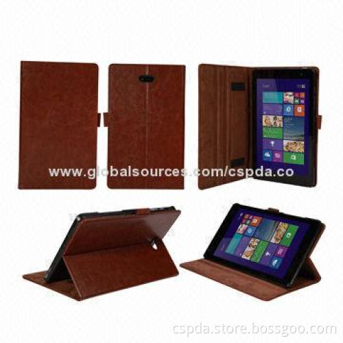 PU/PC Hard Cases for Dell Venus 8 Pro (with Hand Strap and Pen Slot)